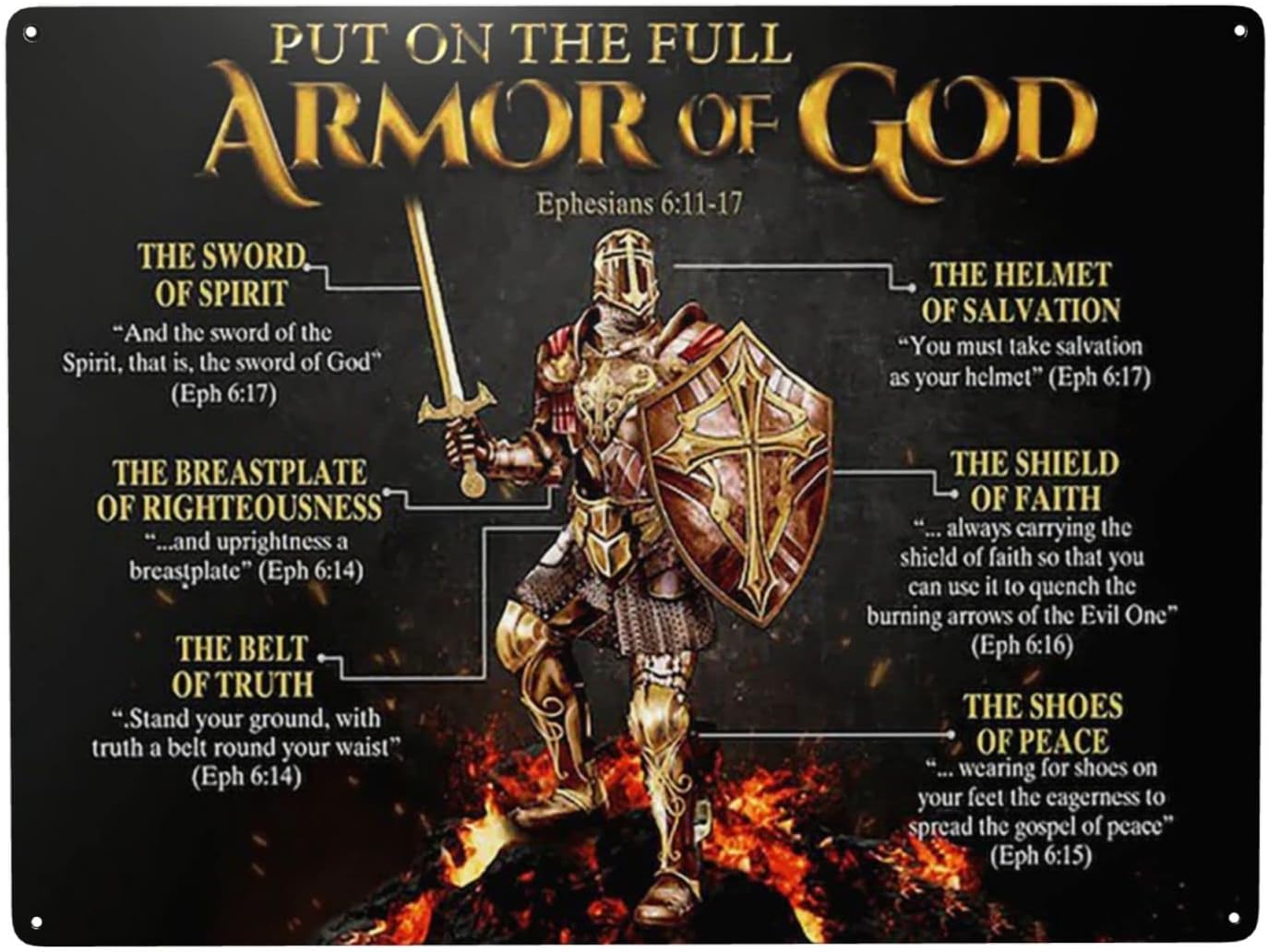 Home Bar And Kitchen - 1p,WZVZGZ ARMOR OF GOD Tin gold