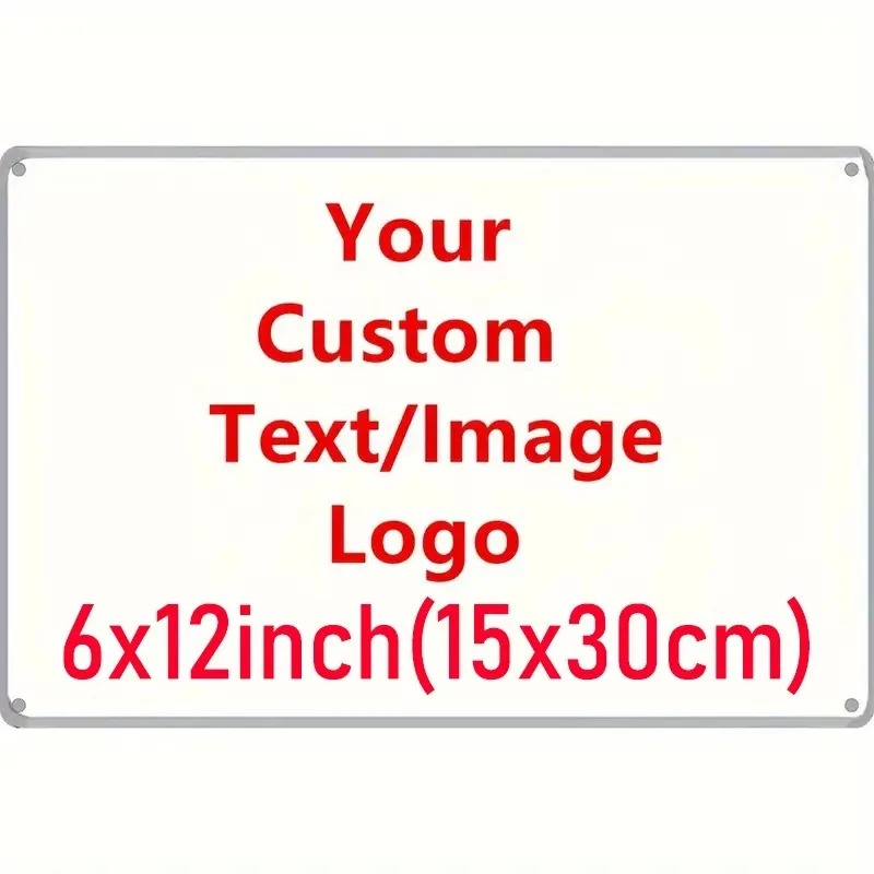 Home Bar Cafe - [2D Flat] 6×12 Inch 15×30cm Personalized