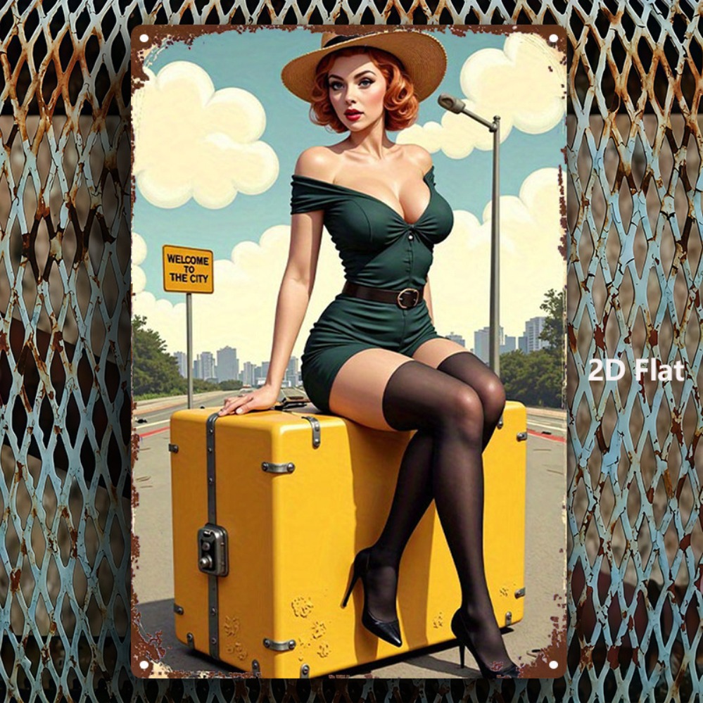 Vintage Beauty with Suitcase M - Home Bar And Kitchen review and price