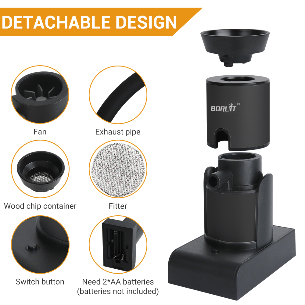 BORUiT SK305 Smoke Infuser Por - Smoking Gun Kit review and price