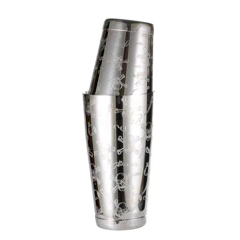 500ml/800ml Engraving Skull St - Boston Shaker Set review and price