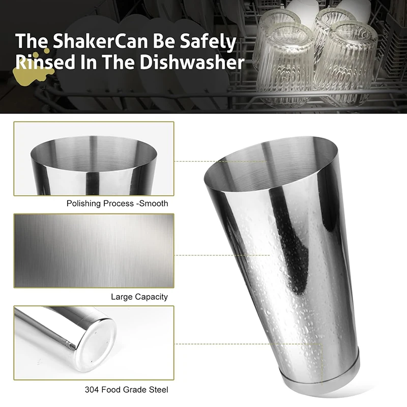 Boston Cocktail Shaker Set 18  - Boston Shaker Set review and price