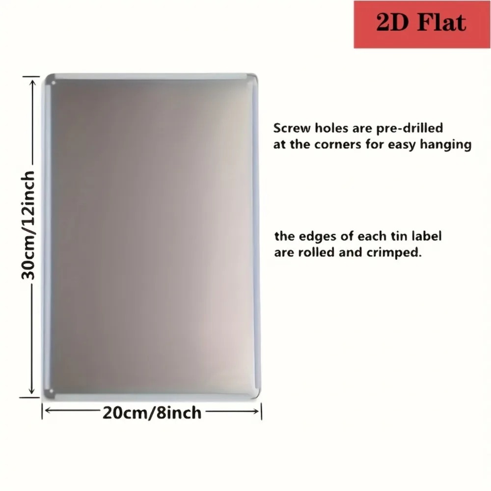 8×12Inch Customizable Metal Pl - Home Bar Cafe review and price
