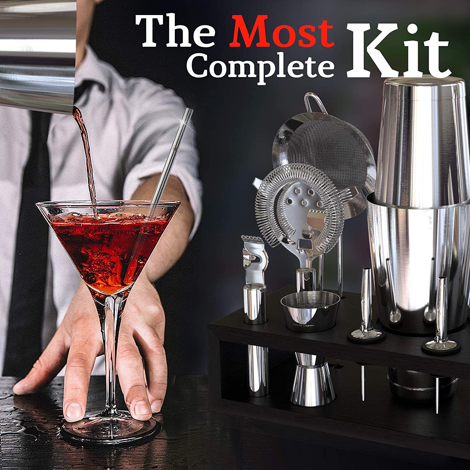 stllCamol 14-Piece Stainless S - Boston Shaker Set review and price