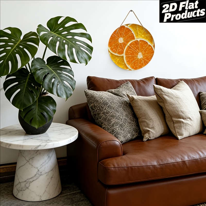 Modern Orange Aluminum Wall Ar - Home Bar And Kitchen review and price
