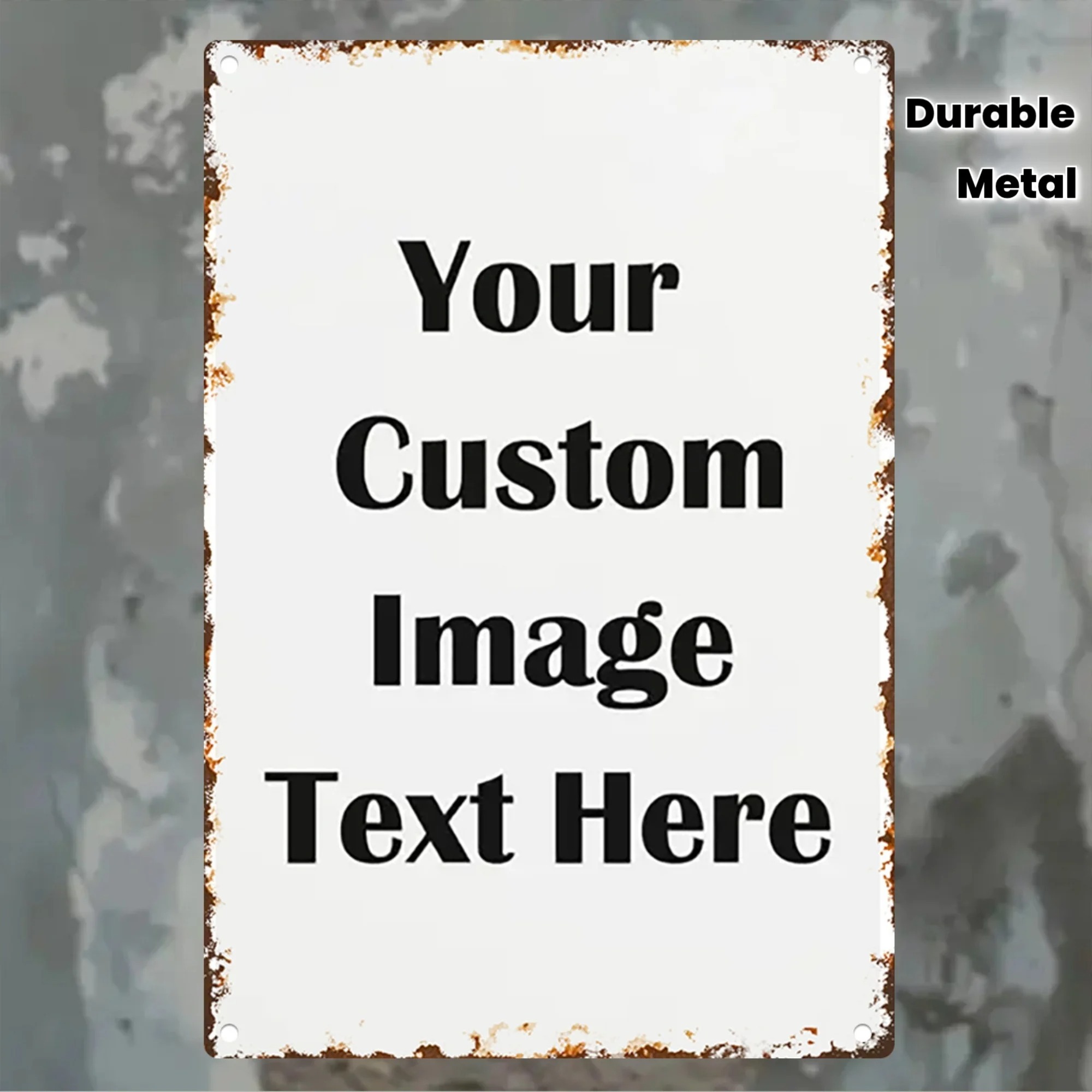 Custom Photo & Text Tin Sign - - Home Bar Accessories review and price