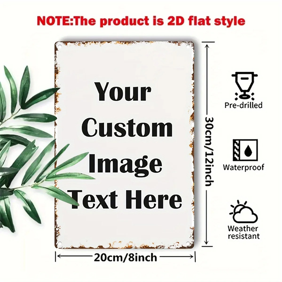 Custom Photo & Text Tin Sign - - Home Bar Accessories review and price