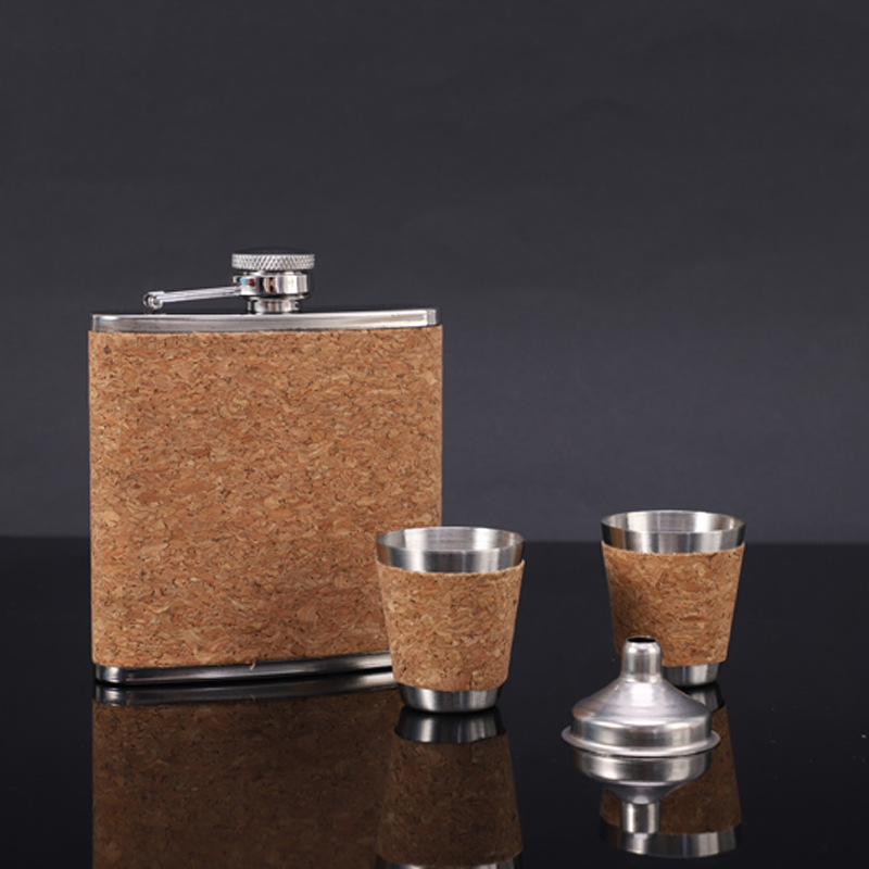 8oz Portable Flagon Hip Flask  - Home Bar Accessories review and price