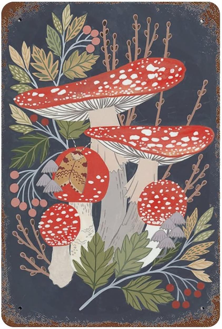 Red And White Mushroom Fun Vin - Home Bar And Kitchen review and price