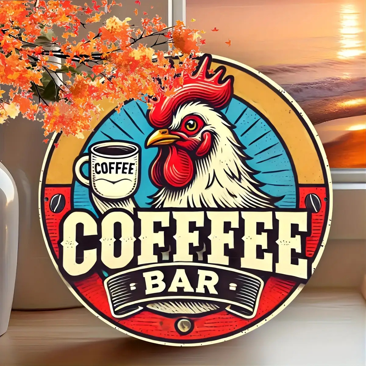 2D Vintage Aluminum Sign | Ret - Home Bar And Coffee review and price