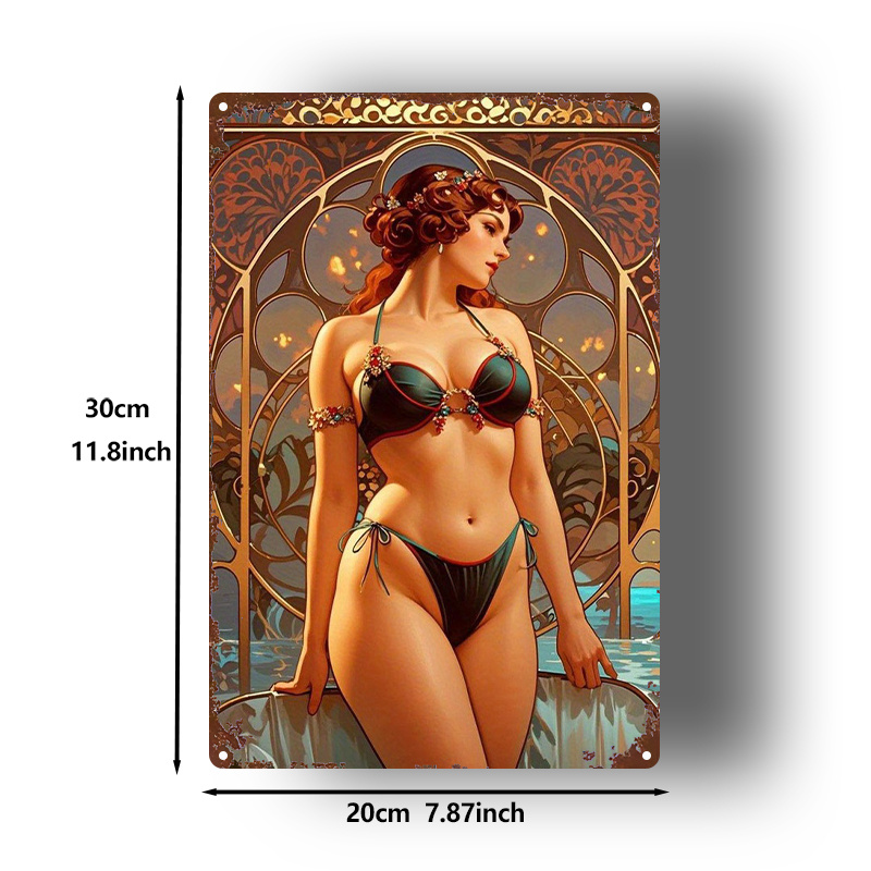 2D Flat Metal Sign, Retro Art  - Home Bar And Kitchen review and price