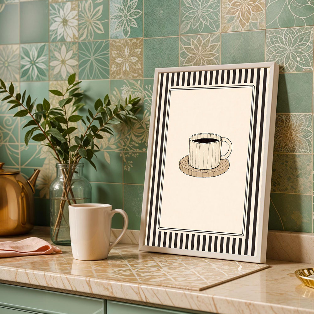 1pc frameless Coffee Adventure - Home Bar And Coffee review and price