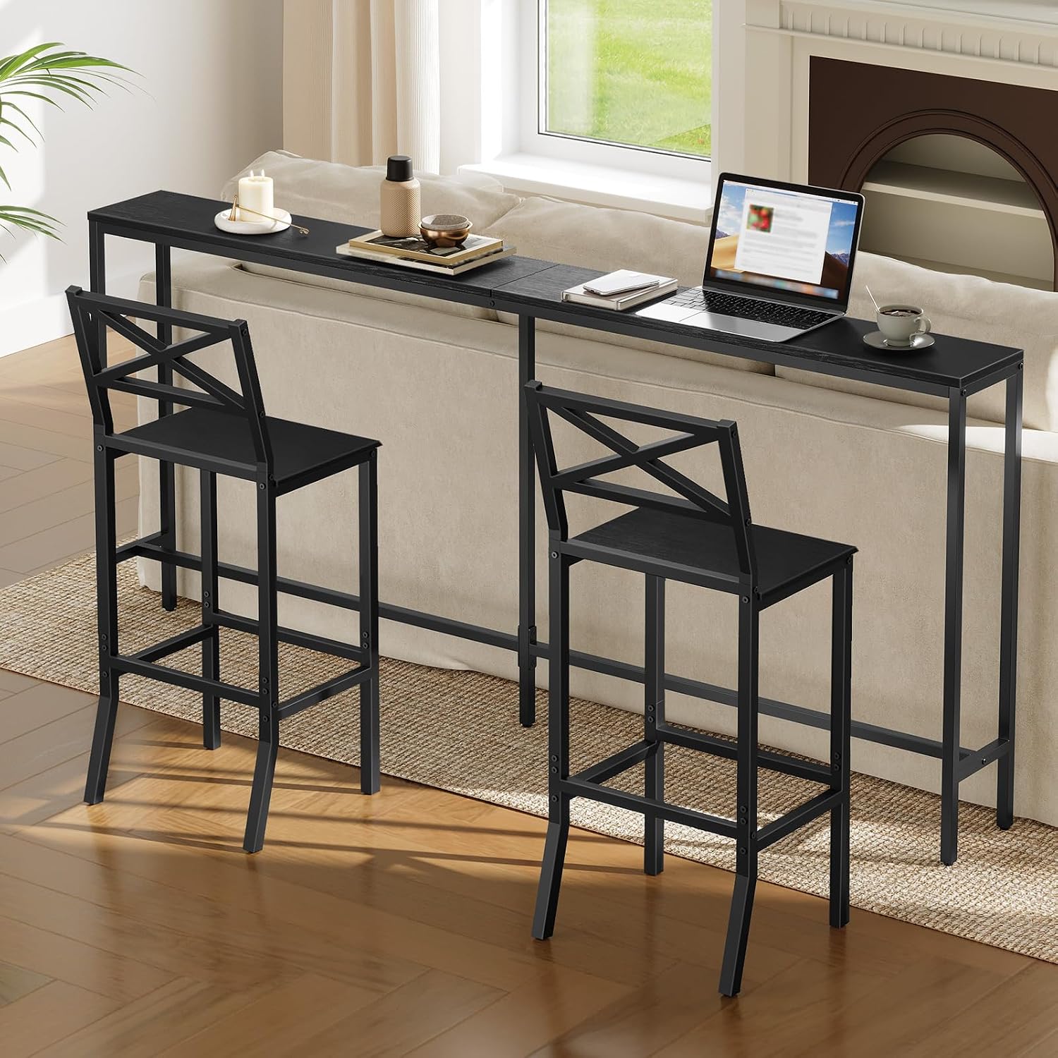 Bar Stools, Set of 2 Bar Chair - Home Bar And Counter review and price