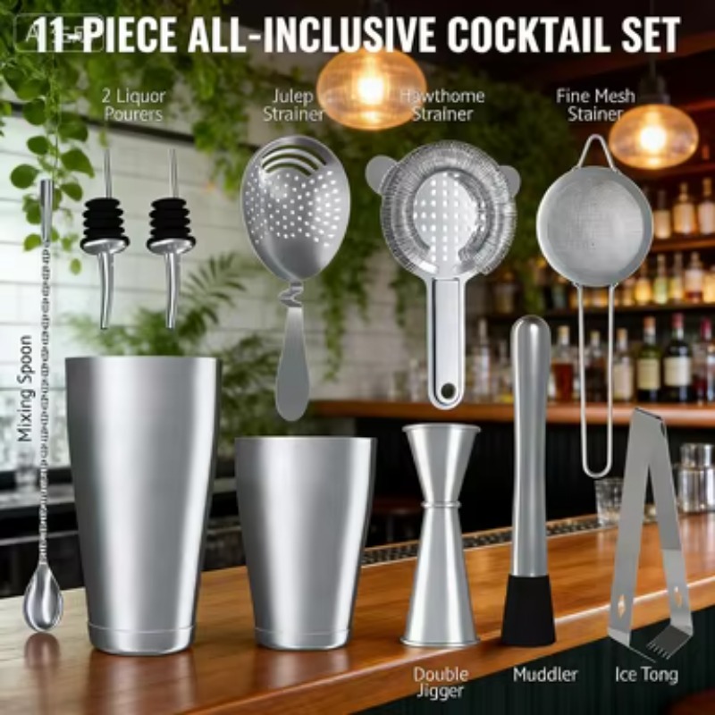 stllCAMOL FACTORY 11 Pieces Si - Boston Shaker Set review and price