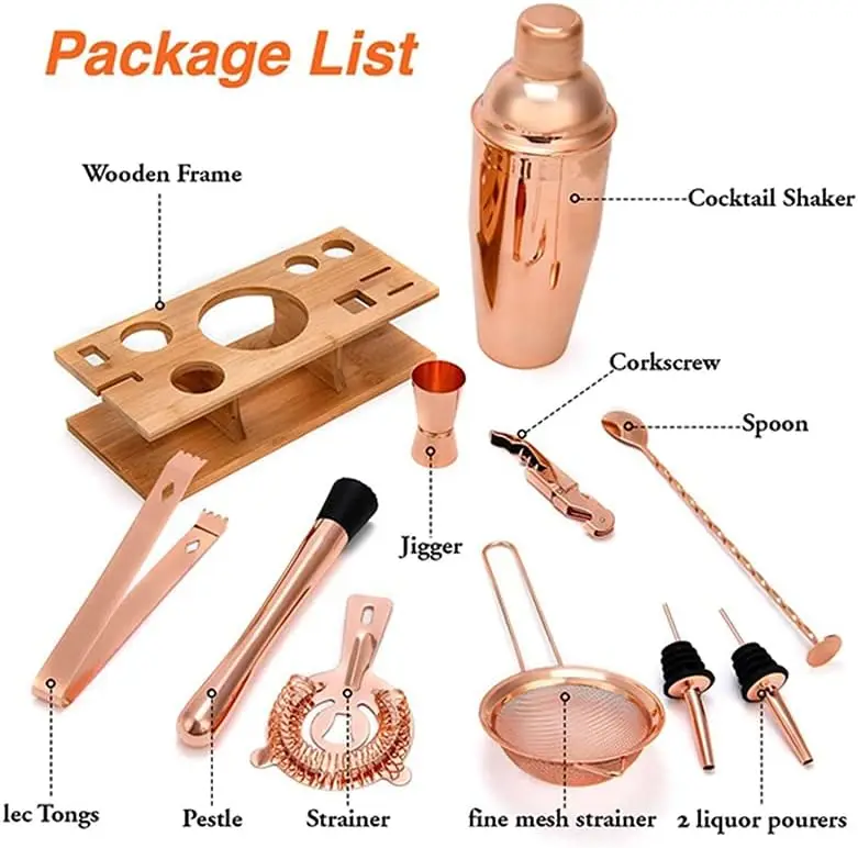 Bartender Kit 12-Piece Boston  - Boston Shaker Set review and price