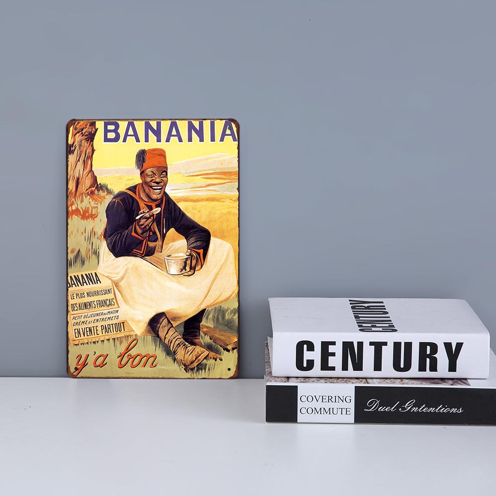 FOOD Metal Wall Art Signs BANA - Home Bar Cafe review and price