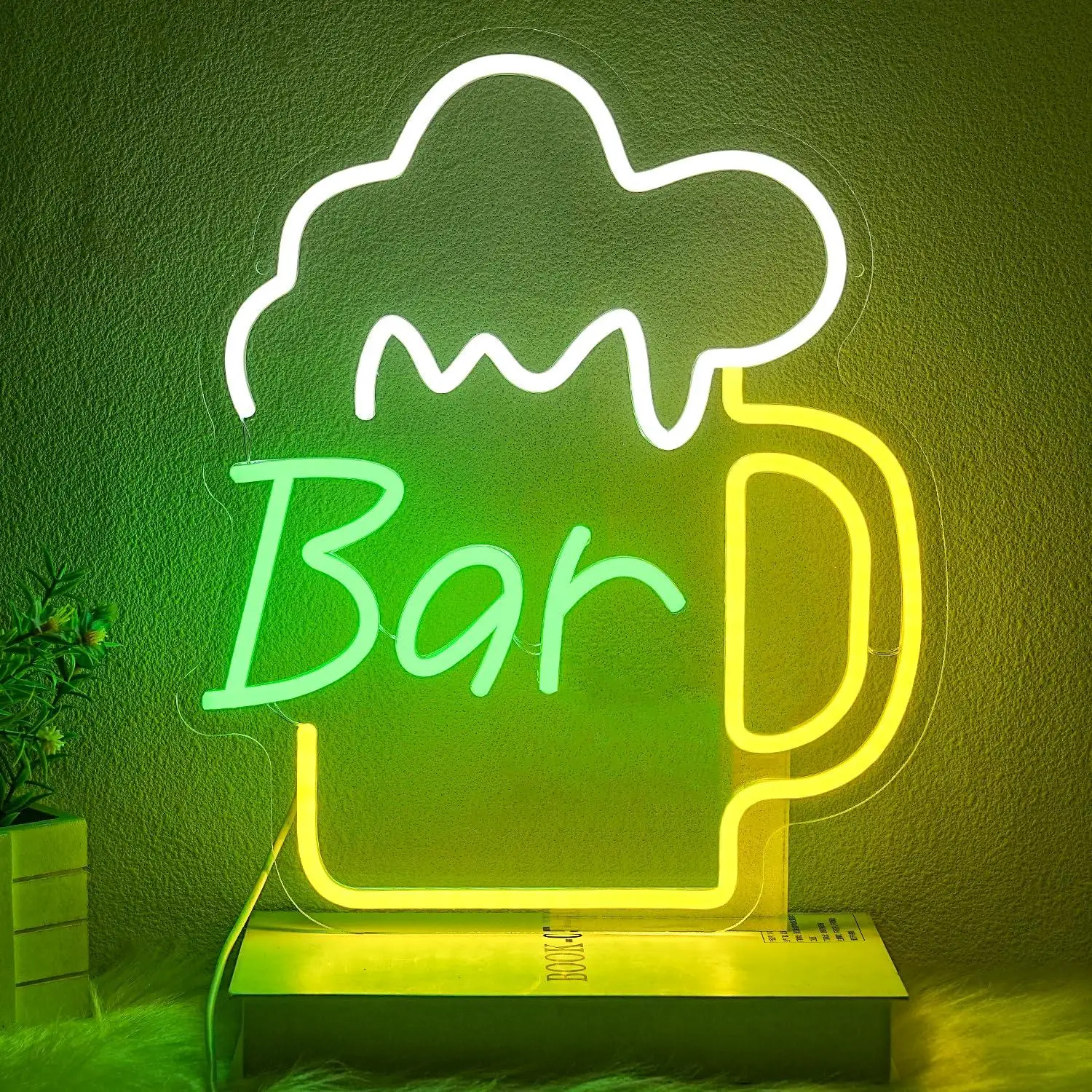 Beer Bar Neon Sign USB Dimmabl - Home Bar And Kitchen review and price