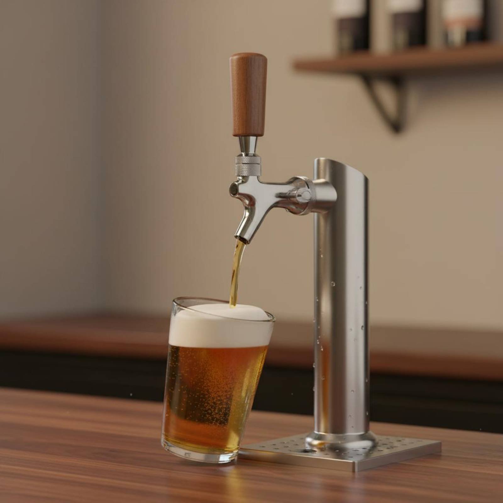 Short Wooden Beer Handle Solid - Home Bar Accessories review and price