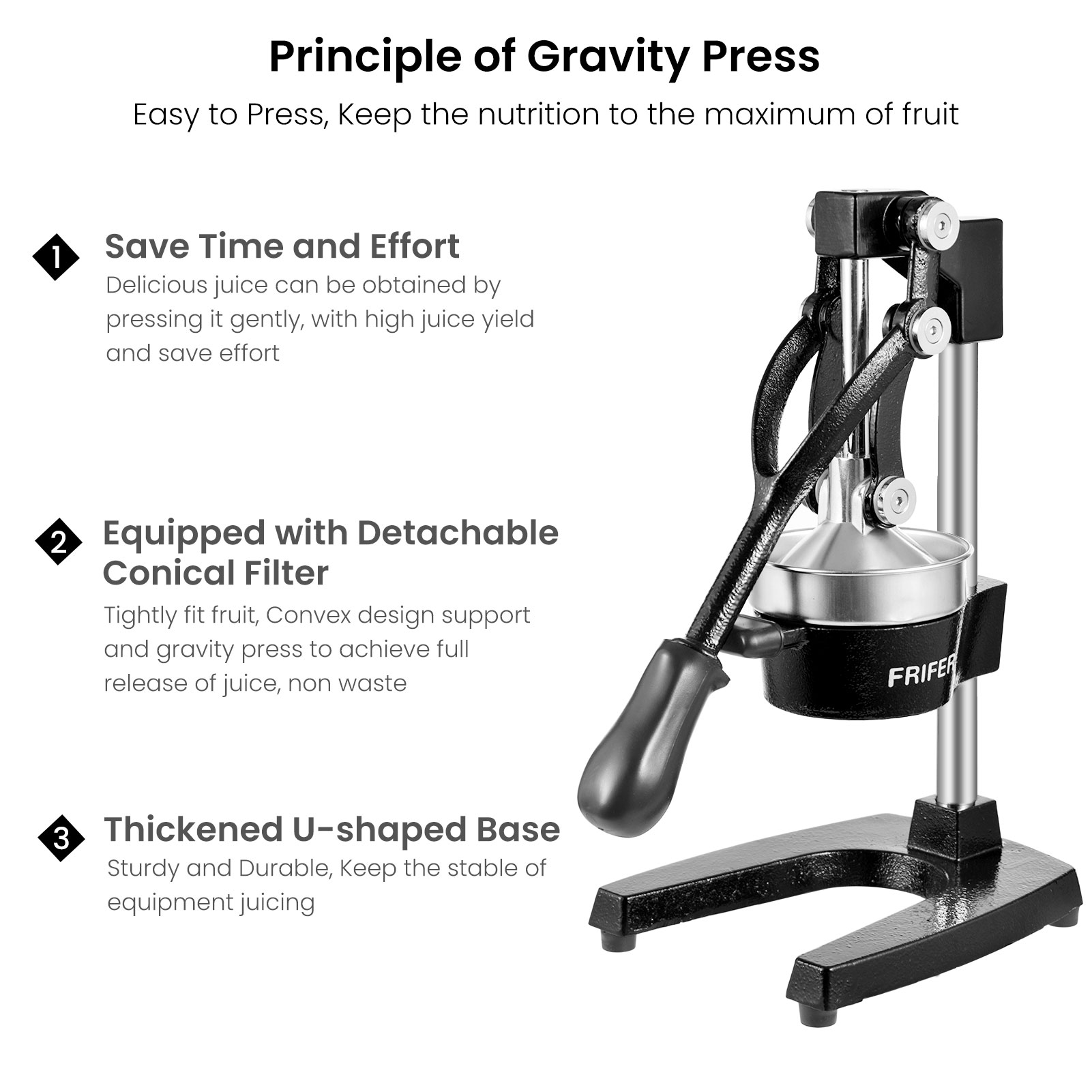Lightweight stainless steel ma - Citrus Juicer Bar review and price