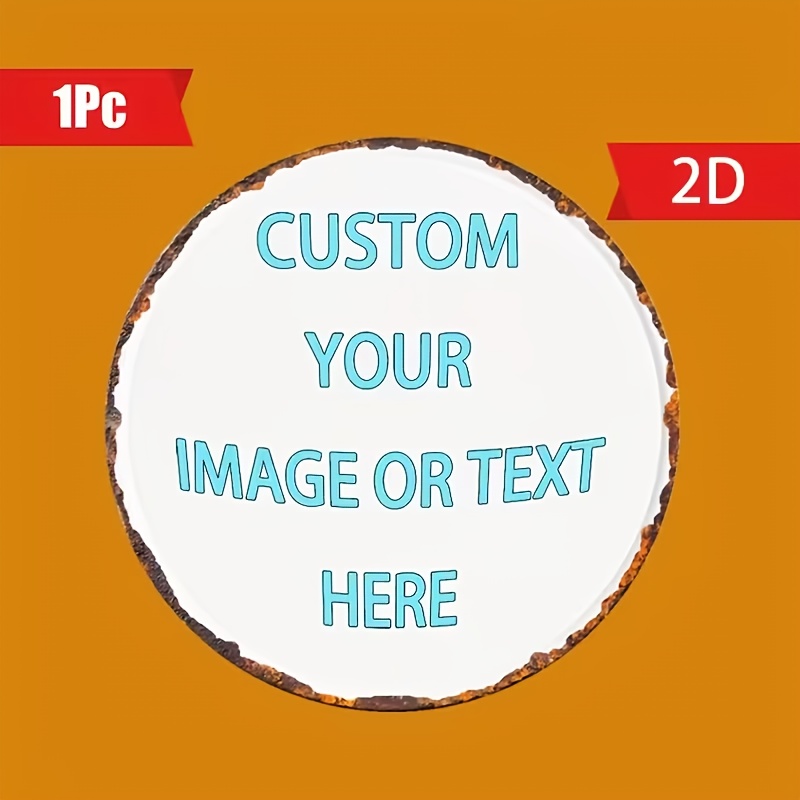 Custom Round Metal Tin Sign, P - Home Bar Cafe review and price